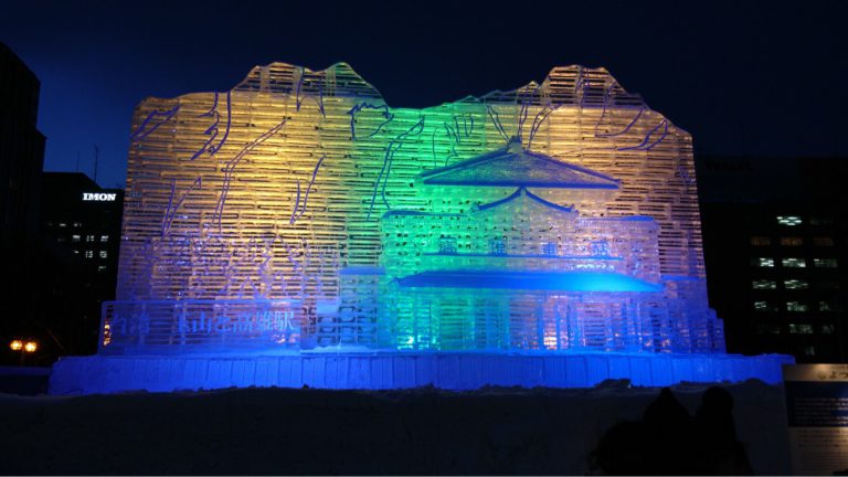 玉山、高雄車站登上札幌雪祭　日夜風格大不同