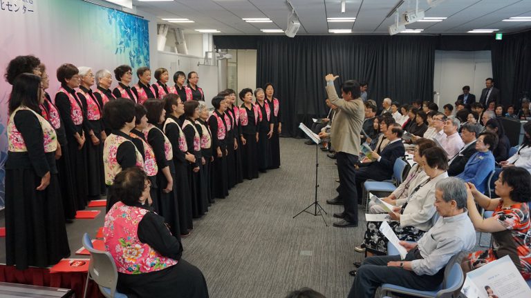 水噹噹樂團與台灣文化中心合唱班交流　歡唱台灣民謠