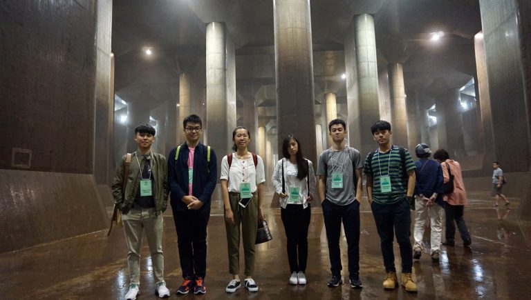 搭僑計畫東京組訪埼玉地下神殿　直呼大開眼界