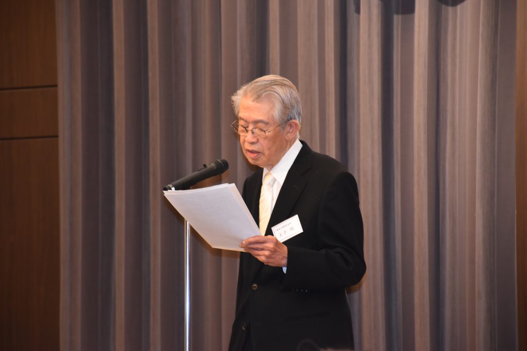 千叶县中华总会会长王子明致词