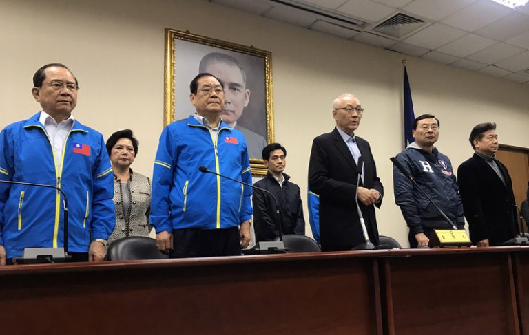 為國民黨敗選負責　吳敦義率一級主管總辭