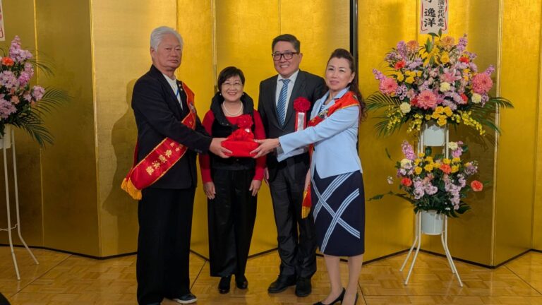 日本台灣商會聯合總會改選　洪益芬接任第13屆總會長