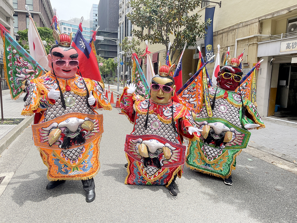 電音三太子吸引觀眾目光