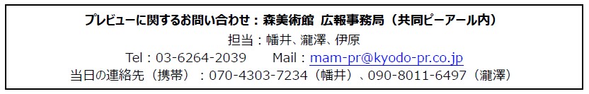 プレビューに関するお問い合わせ