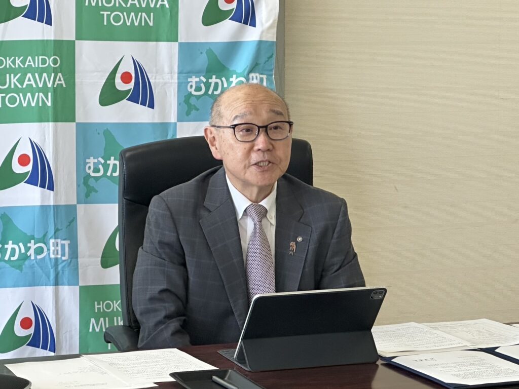 鵡川町竹中町長致詞