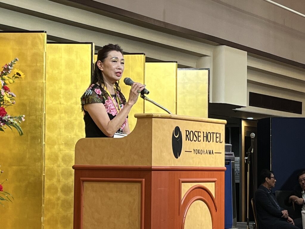 日總洪益芬總會長致詞