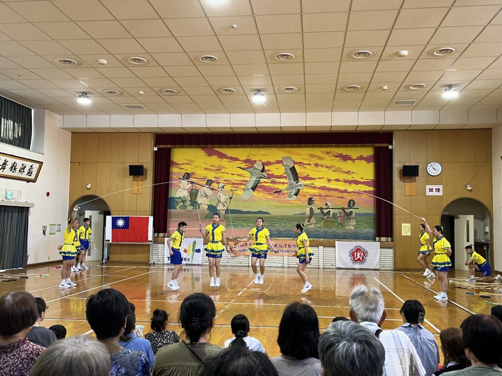 現場跳繩技藝演出