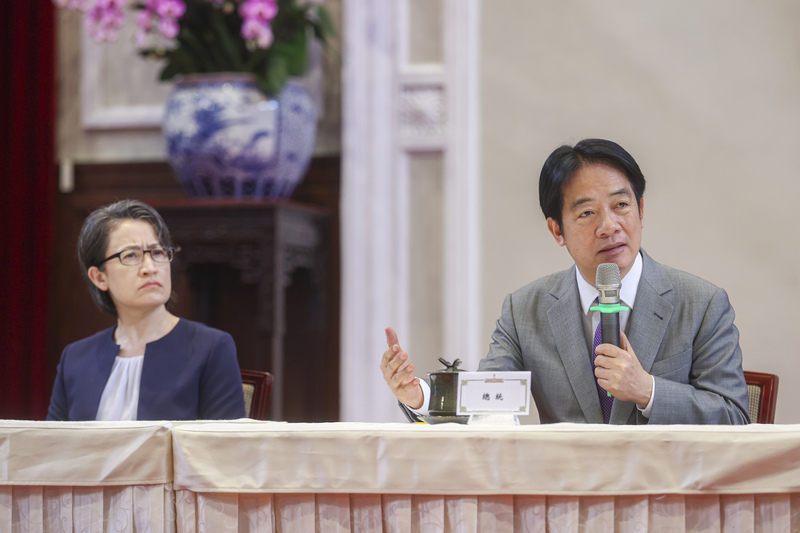 頼総統が記者会見で説明