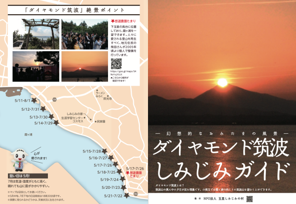 小美玉市鑽石筑波觀賞景點導覽(來源:小美玉市官網 )