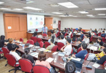 臺師大首推「半導體與AI」暑期課程，吸引熊本大學28名學生參與，共同培育國際半導體人才。(圖\台師大提供)