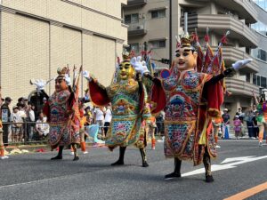 演目「哪吒舞東海（ナタ、東海を舞う）」の主役-台湾民間信仰の三太子