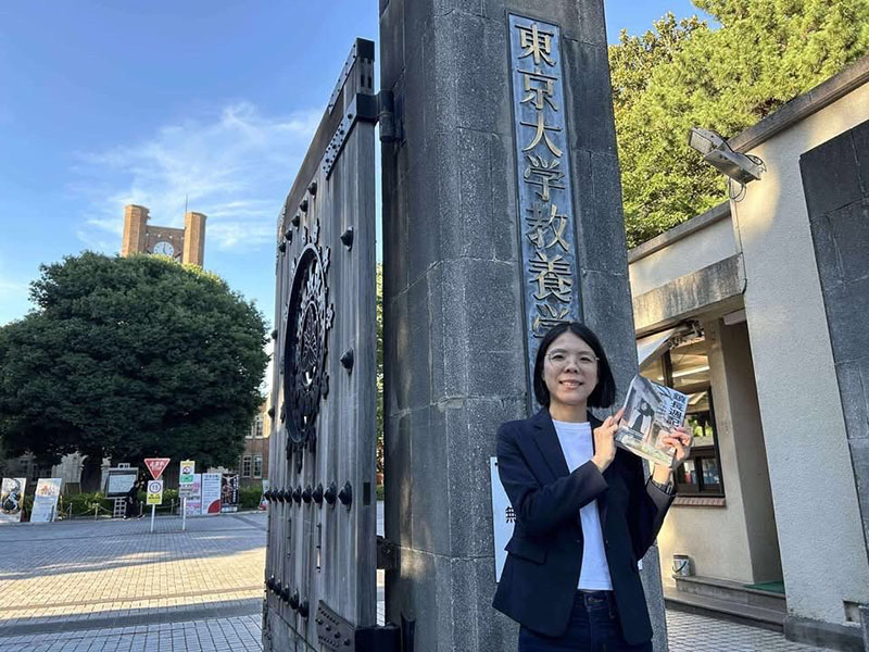 劉鎮長於東京大學駒場校區舉行《鎮長週記》新書分享會
