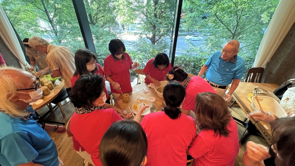 參加豆腐乳教室的理事