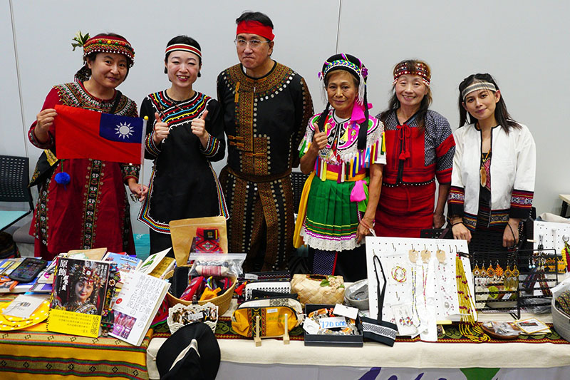 台湾原住民の物産・展示(写真/Facebook@Noriyuki Kan)