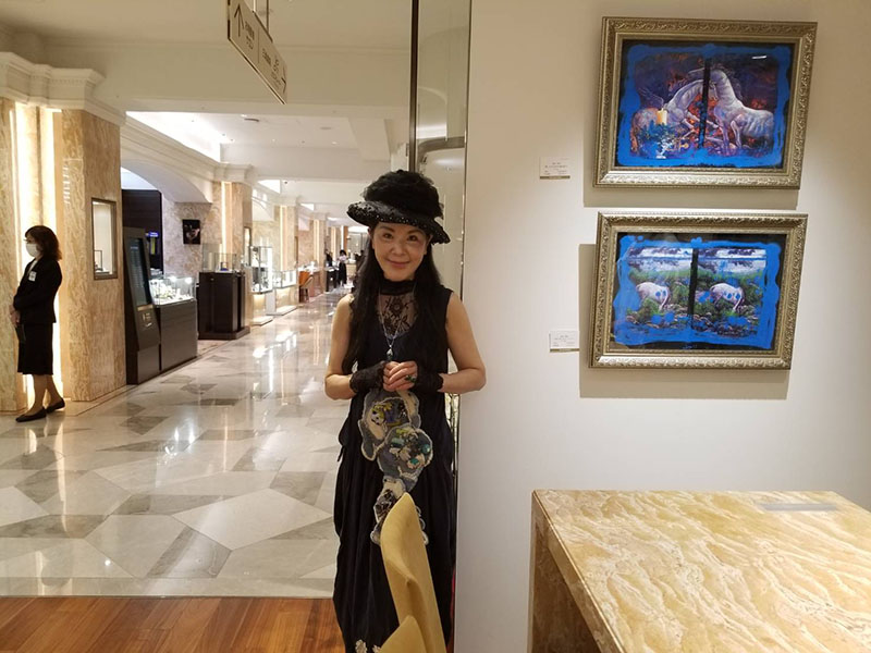 池依 依依 神の馬 アート作品・生命の感動 池依 依依 神の馬 アート