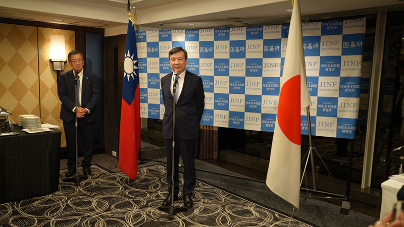 李代表出席研討會前夕的歡迎晚宴並致詞