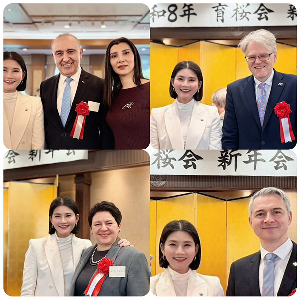 各国大使、使節記念撮影