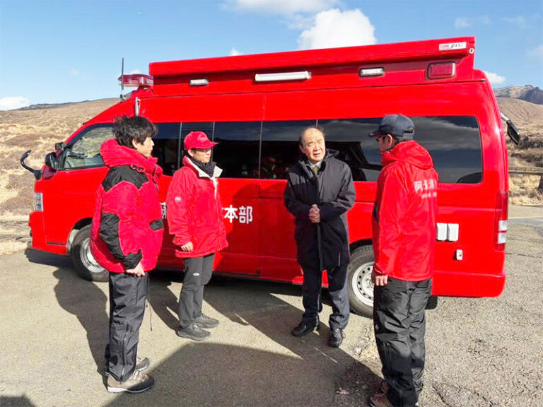 駐福岡辦事處長陳銘俊趕赴現場聴取說明
