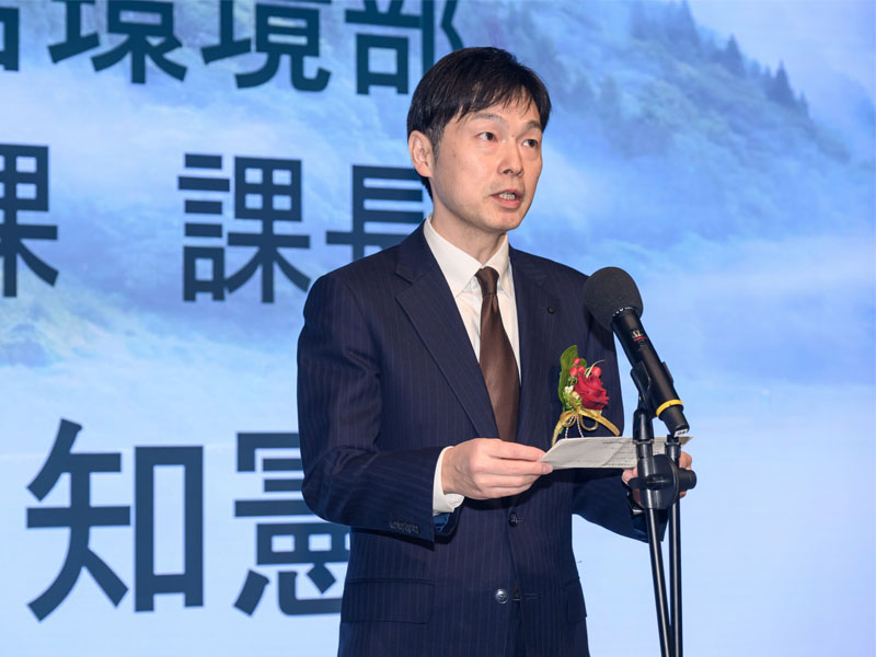 福島縣生活交通部生活環境課長佐藤知憲出席「台北捷運 × 福島只見線〜鐵道串起心之旅」開幕活動並致詞，分享只見線復興歷程與地方交通發展成果，深化台日鐵道文化與城市交流合作。圖 / 主辦單位