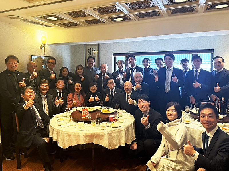 徐佳青與橫濱僑界人士餐敘交流，深化僑務連結