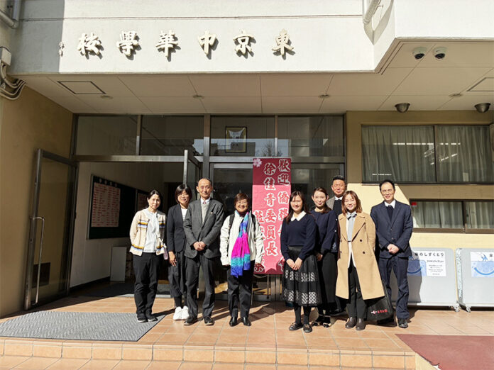 僑務委員會委員長徐佳青訪視東京中華學校 僑務委員會委員長徐佳青訪視東京中華學校