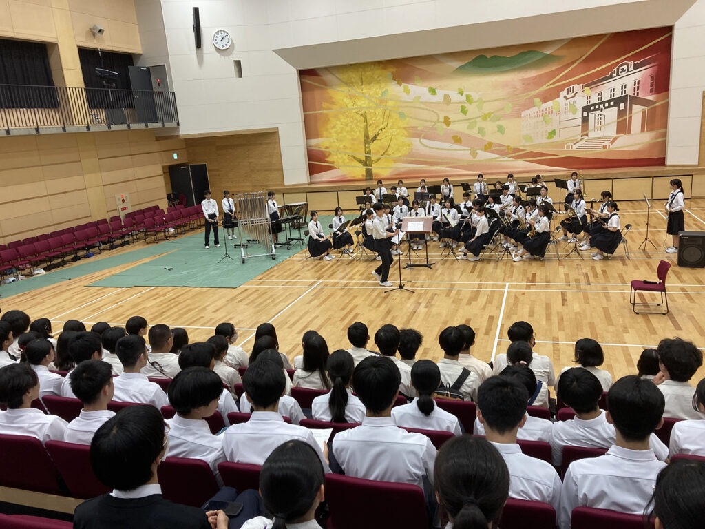 福岡高校吹奏樂表演