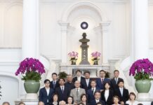日本保育連盟大阪支部が総統府を訪問 蕭美琴副総統と少子化対策を協議