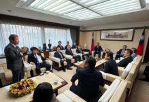 日台地方交流の一層の深化 議連が代表処を表敬訪問(日本語、中文)