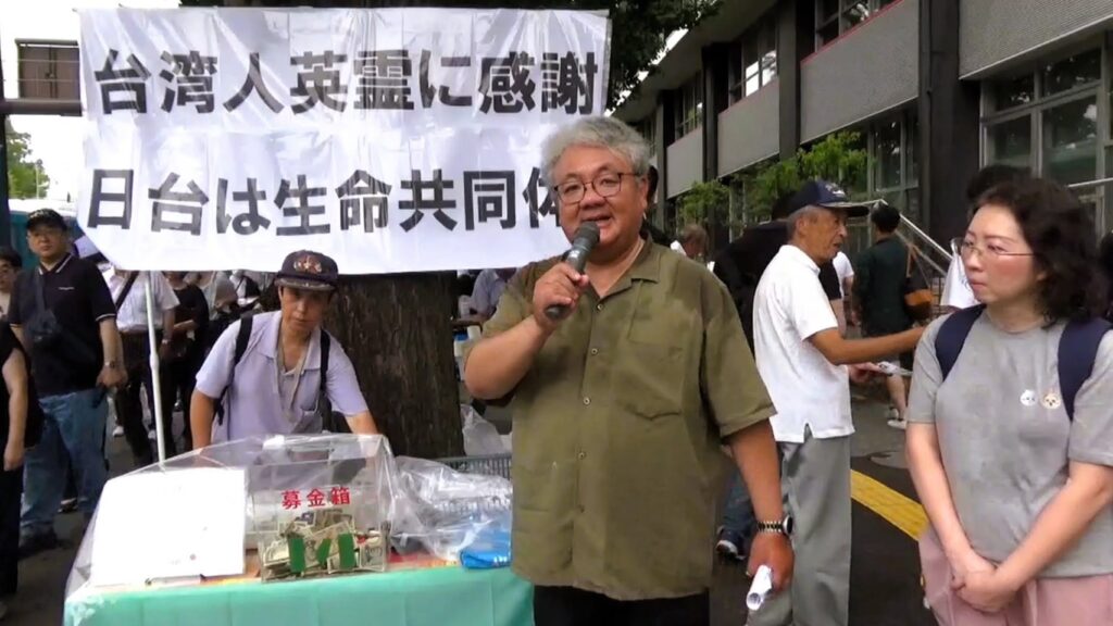 朱家煌氏（高雄市関懐台籍老兵文化協会理事長）