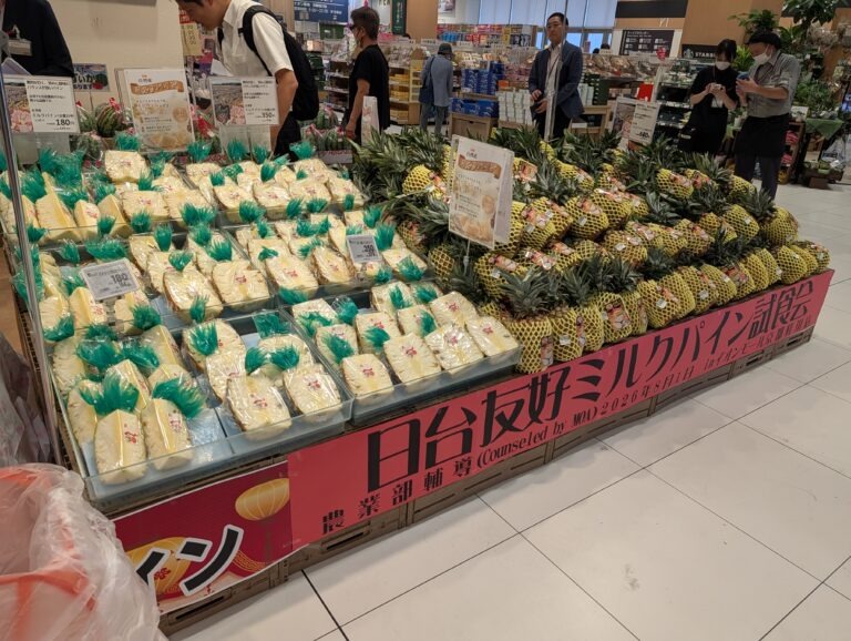 臺日產官齊聚京都！臺灣「牛奶鳳梨」酸甜清爽征服日本客 AEON擬同步擴大芒果銷售