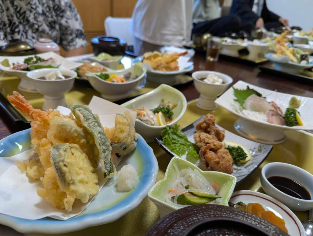が昼食の料理