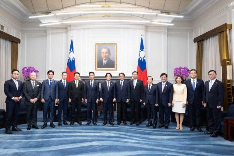 頼清徳総統、日本維新の会の前原誠司氏らと会談　日台の安全保障と先端産業協力を協議