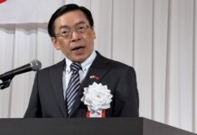 駐大阪弁事処、建国115年の国慶祝賀レセプション開催 台北駐大阪経済文化弁事処范振国処長