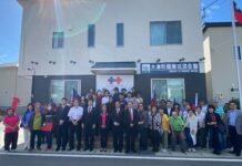 熊本大津町で115年双十節掲揚式参加した方々